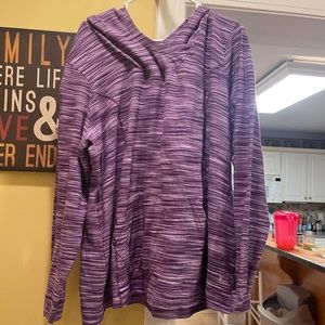 Super soft Long sleeve purple hoodie for women.